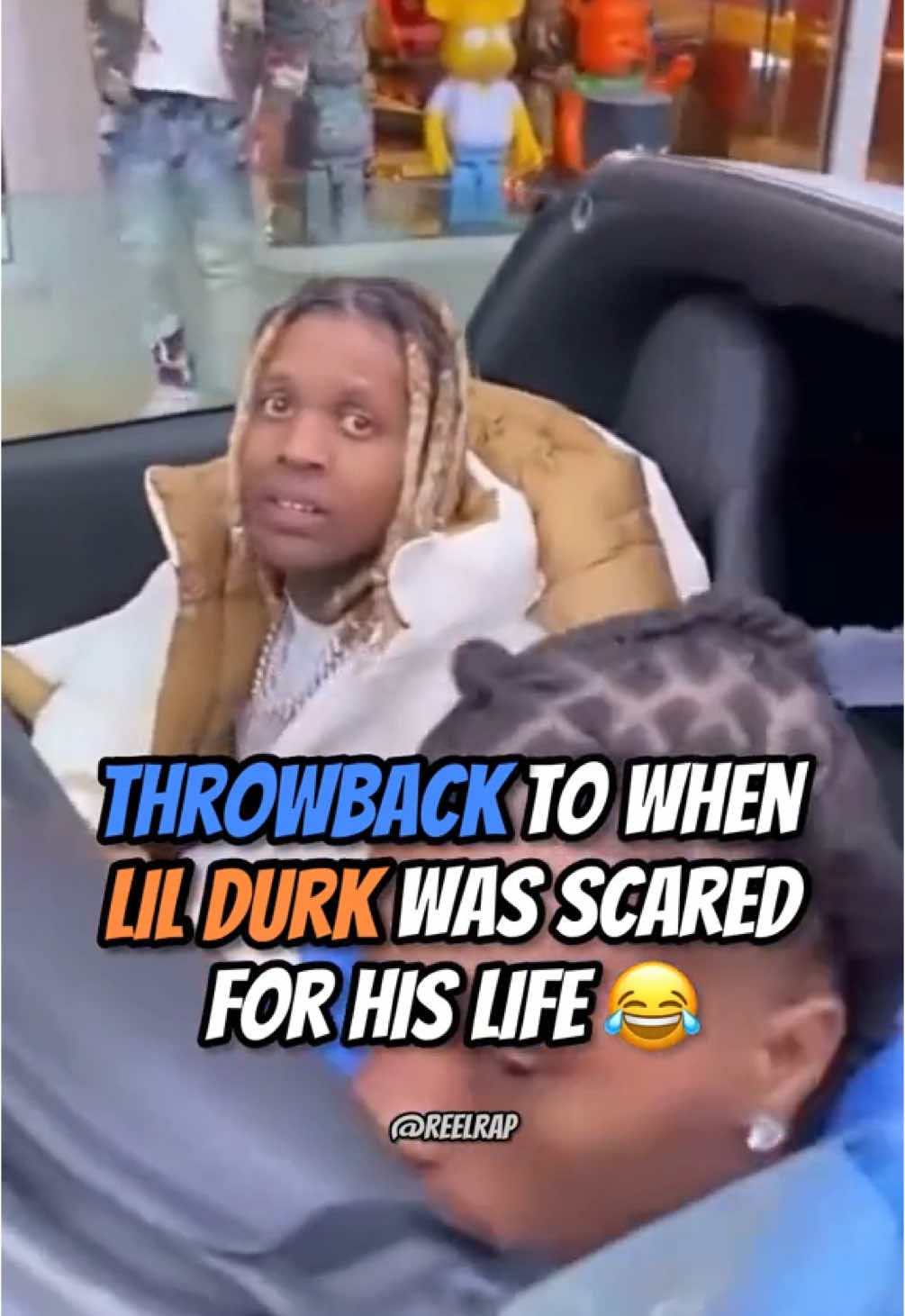 Bro wanted out 😂😂  #lilbaby #lildurk #funny #rap #rapper #music #scared #viral #fyp 