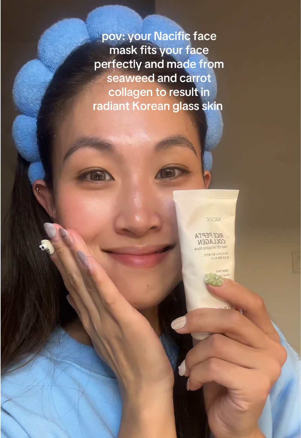 The perfect face mask doesn’t exist … @네시픽 Nacific Official Rice Pepta Collagen Peel-Off Wrapping Mask #collagenmask #glowyskin #koreanskincare #kbeauty #peeloffwrappingmask #viralmask #viralskincare #ricepeptacollagenwrappingmask #nacific #skincaretips #overnightmask #skintok #facemask #skincare 