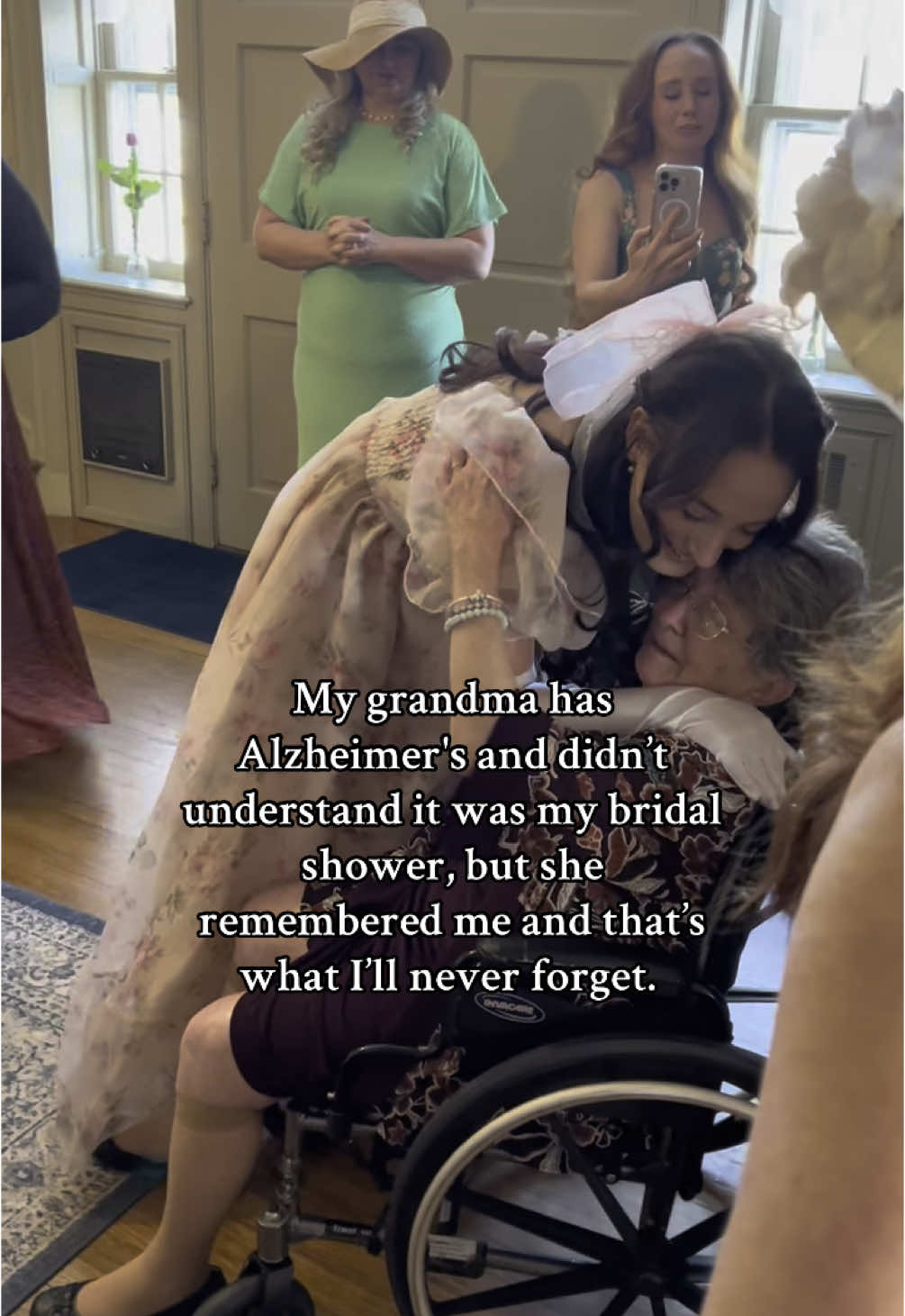 My wedding is in a few days, and she told me before she passed all she wants to do is make it to see my wedding. She just got moved to hospice.  Prayers that this happens. #bridaltiktok #bride #2025bride #2025wedding #bridalshower #bridgerton #anxiety #dementia #alzheimers @Netflix @Bridgerton 