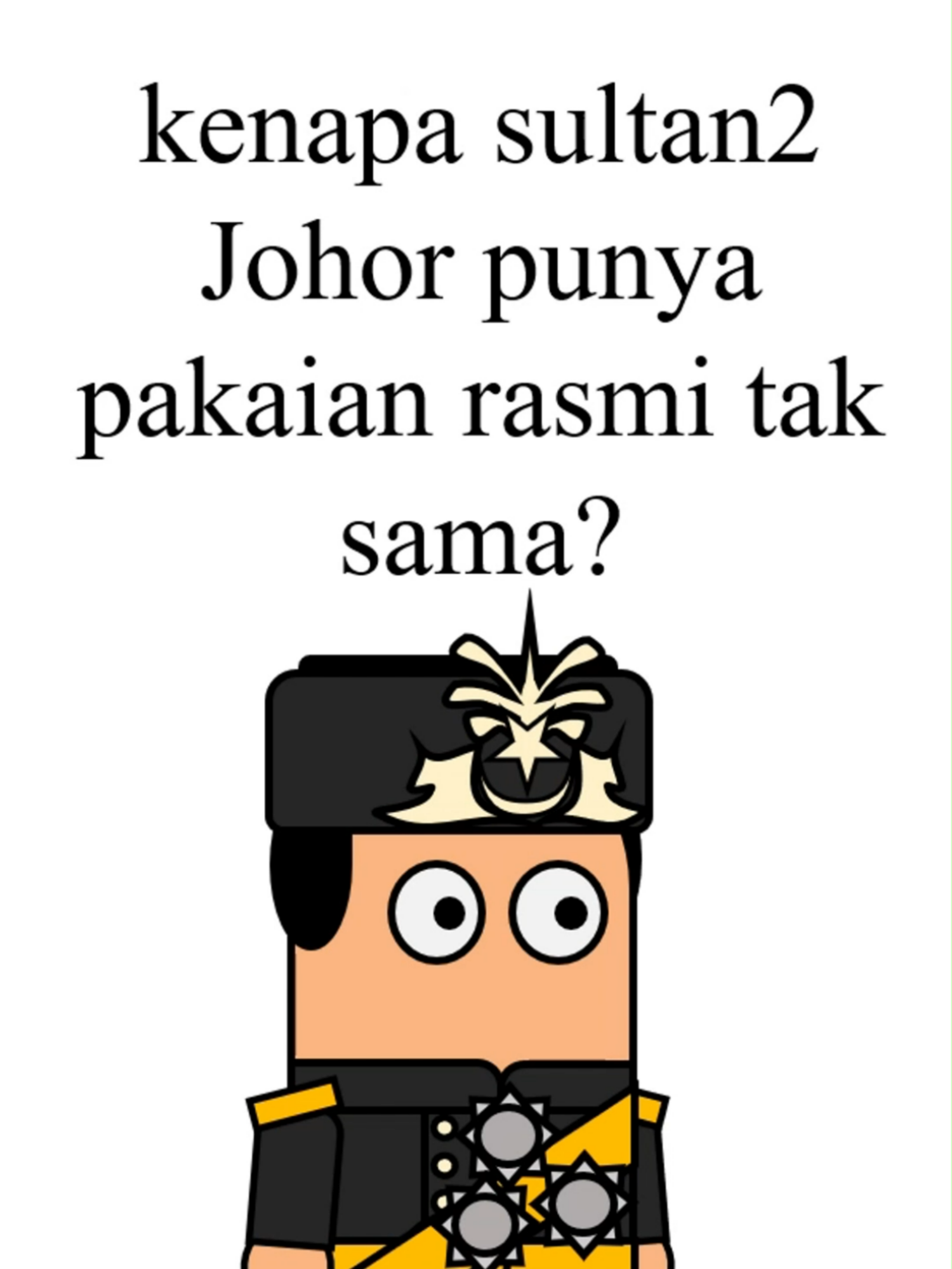 Kenapa busana diraja johor berwarna biru? #animasi