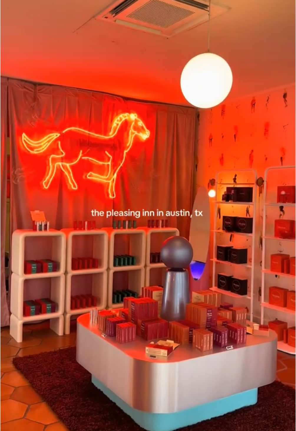 the @Pleasing inn pop-up in austin is officially open through march 23rd! 🐎 #sxsw #sxsw2025 #austin #atx #austintx #austintexas #thingstodoinaustin #atxfoodie #exploreaustin #pleasing 