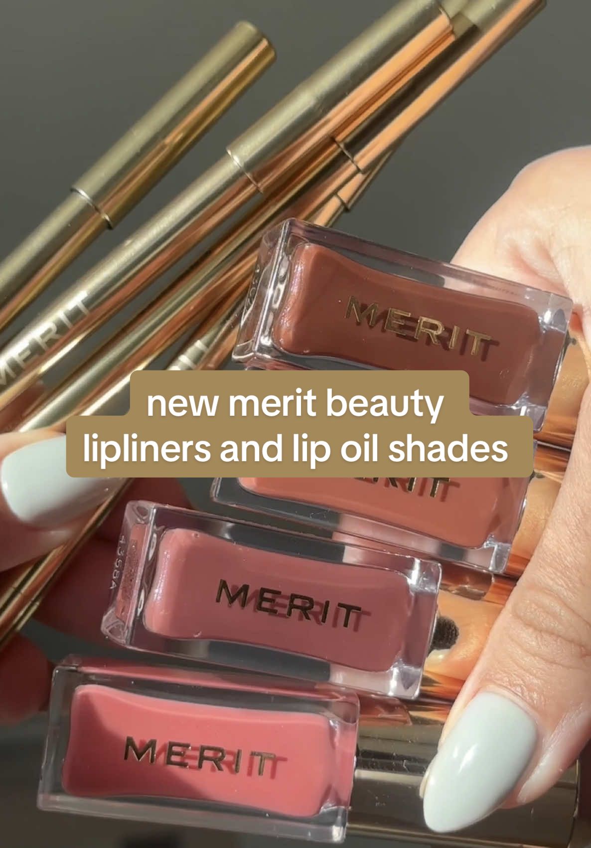 NEW @MERIT Beauty signature lipliners and new tinted lip oil shades 🤍 what’re your thoughts on sheer lipliners? #meritbeauty #meritlipliner #meritlipoil #newmakeup 