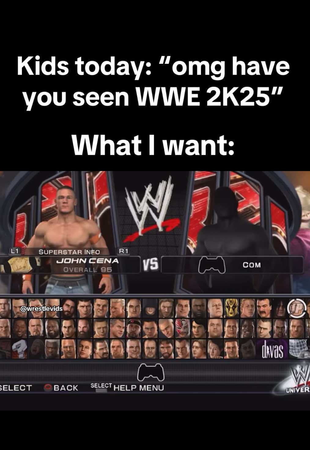 WWE 2K25 < WWE SMACKDOWN VS RAW  #wwe2k25 #WWE #2k25 #smackdown #wweraw #wwefan #wwetiktok #wwesmackdown #wwefans #WrestleMania #wrestlingtiktok #wwefans #wwegames #johncena #randyorton #codyrhodes #wweedit #wwememes #relatable #foru #fyp 