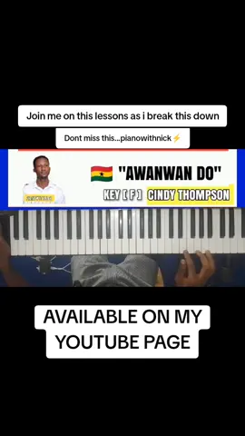 Awanwan Do Solo 🔥🔥🔥 Ghanaian Piano || Ghanaian Piano Tutorials || How to Play Ghanaian Worship || Ghanaian Worship Piano || Gh Piano || Ghanaian Piano Lessons || How To Play Ghanaian Worship Strings || How To Play Strings || How To Play Ghanaian Gospel Reggae || piano || PIANOWITHNICK || Pianowithnick || Gospel piano Keys || piano lessons || #pianotutorial #pianocover #ghanaian #pianowithnick #PIANOWITHNICK #ghanaian #worship #christiancontent #fyp #foryou #foryoupagе #viral #ghanapiano #ghanatiktokers #foryoupage❤️❤️ #ghanatiktok🇬🇭 #ghanamusic #music #ghanatiktokers🇬🇭🇬🇭🇬🇭 #goviraltiktok #ghanaianpiano #musiceducation #gh 