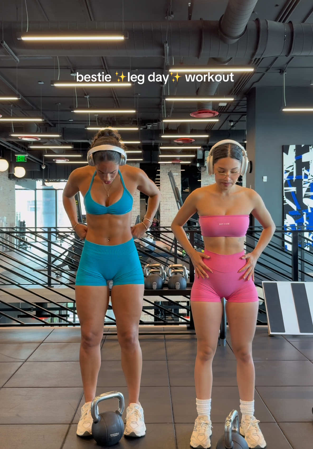 leg day in these new impact colors @DFYNE 🤌🏼 @Savannah Pesante #GymTok #gymgirl #workout #fyp 