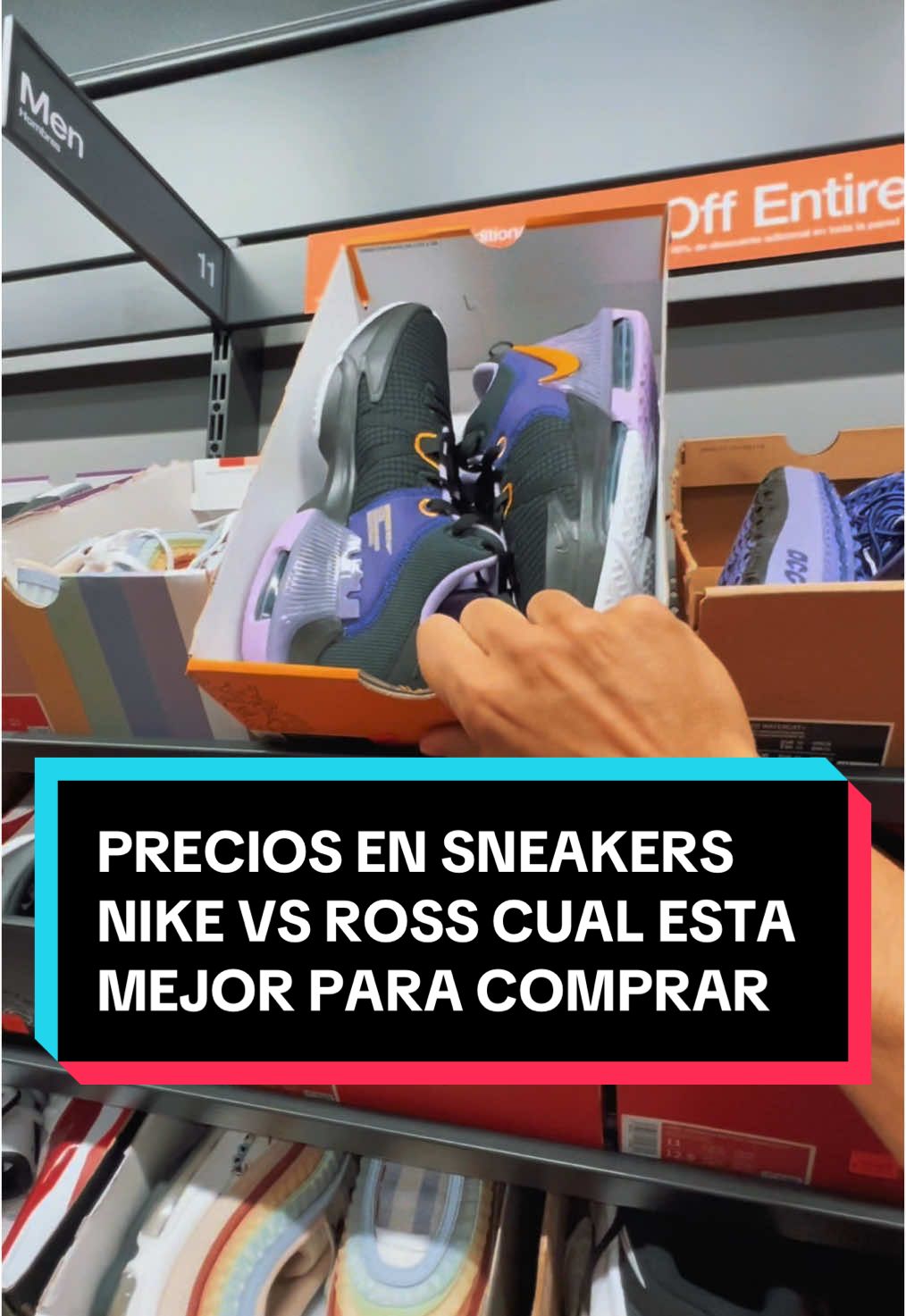 Que tienda tiene los mejores precios en sneakers ahora mismo @Nike o @Ross Dress for Less  Los Leo, hay segunda parte… #coessneakers #sneakercheck #rossdressforless #sneakercollection #nikeoutlet #sneakershopping 