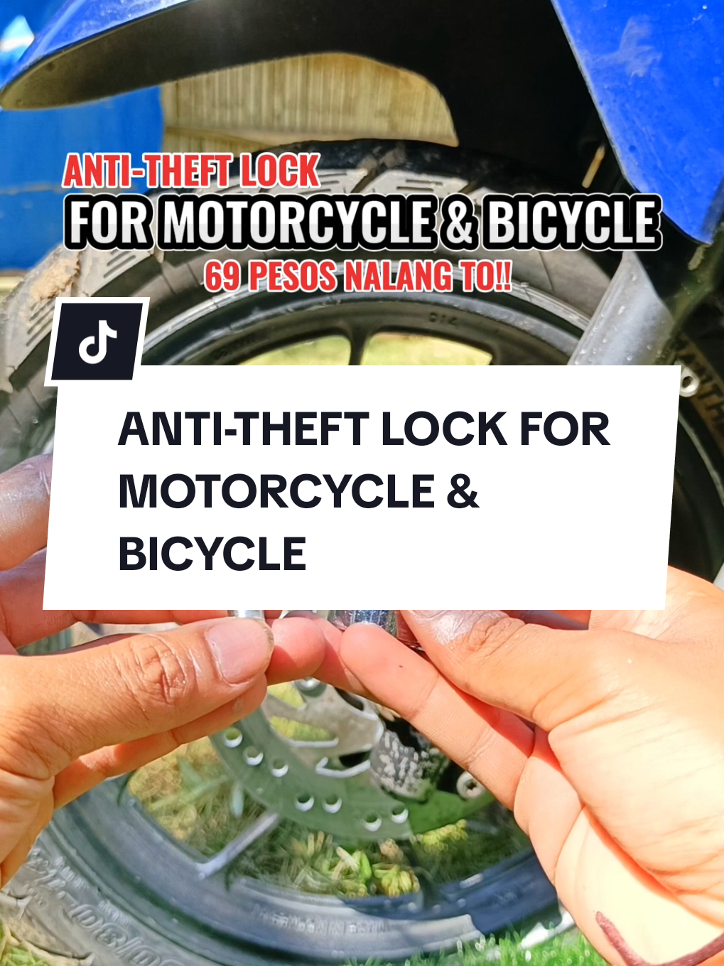 Disc Brake Lock / Anti-Theft Lock for motorcycle & bicycle kung meron ka neto dikana mangangamba na mawala ang motor mo bukod sa mura na matibay pa kaya san kapa checkout na😉✅ #discbrakelock #discbreaklock #antitheftlock #antitheftlockformotorcycle 