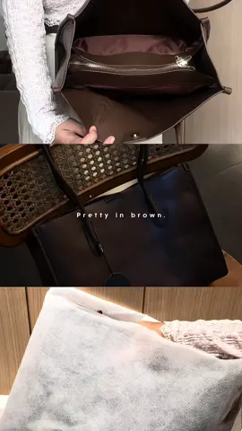 Love brown anymore🤎 #shoulderbag #totebag #bagaddict 