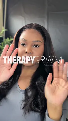 GRWM FOR THERAPY 🌷 i’m so glad i put all my doubts aside and got the help i needed fr . I would recommend to ANYONE !  #therapy #blacktherapy #blackintherapy #therapysessions 