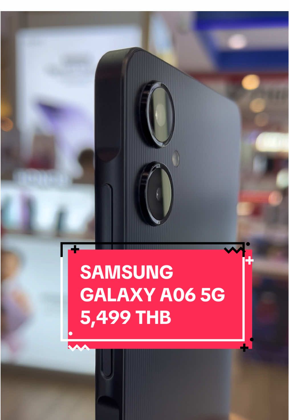 SAMSUNG GALAXY A06 5G RAM 6/128 GB Price 5,499 THB #samsung #a065g