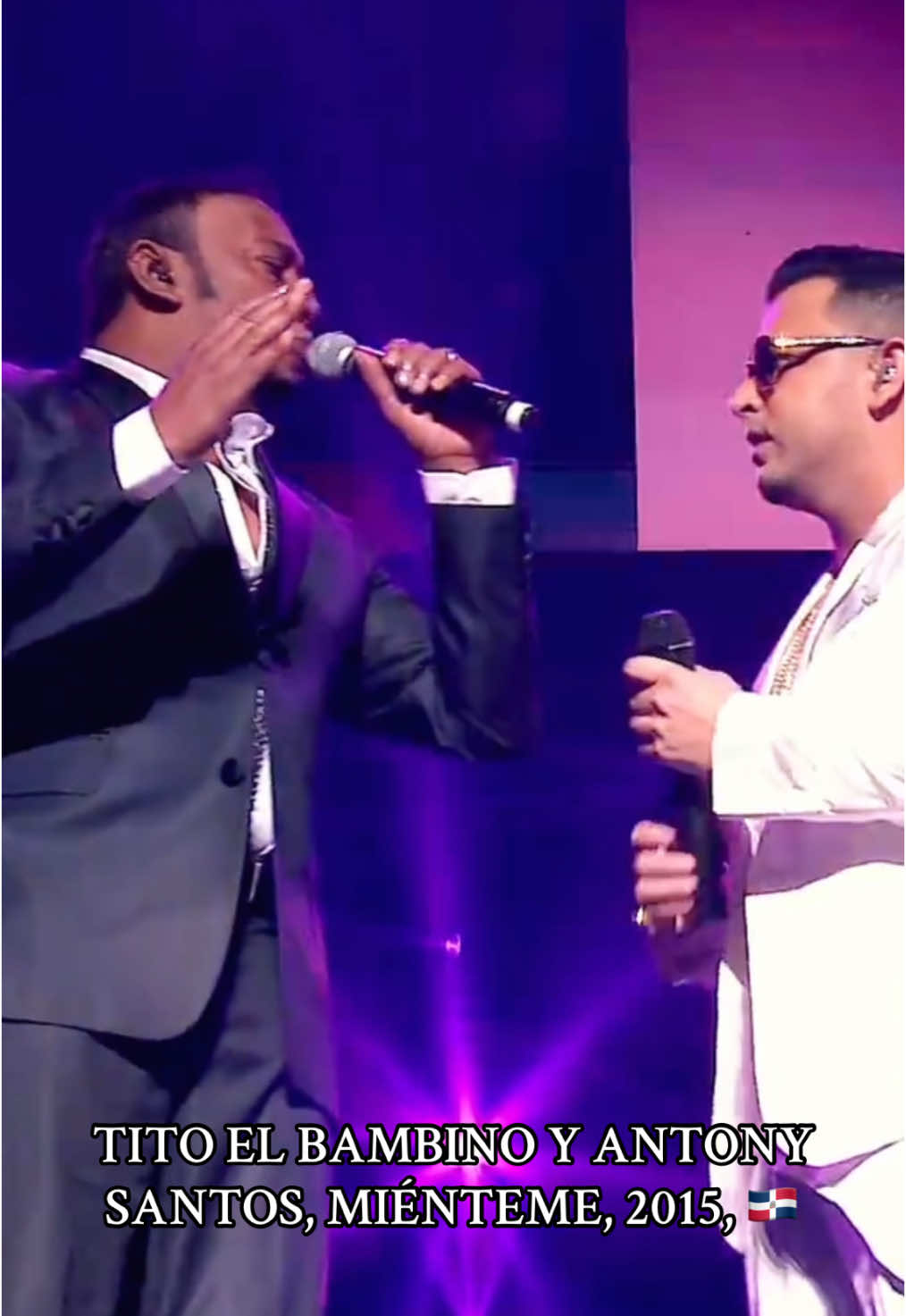 TITO EL BAMBINO Y ANTONY SANTOS, MIÉNTEME, 2015 EN VIVO, 🔥🔥🔥🥳🥳🥳🇩🇴😎, #jeangüira #Güira #foryoupage #antonysantos #titoelbambino 