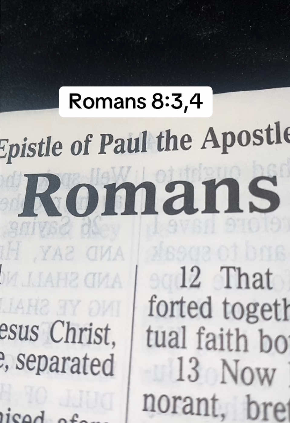 📖Romans8:3,4📖#Jesus #ScriptureReading #Christ #Messiah #TheSonOfGod #Grace #Mercy #Word #Truth #Bible #Scripture #ForYou #ForYourPage #FYP #Christian #christiantiktok #Wisdom #Knowledge #Understanding #Faith #Love