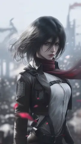 #AttackOnTitan #mikasa #livewallpaper #livewallpaper4k #wallpaper #aiart #fyp 