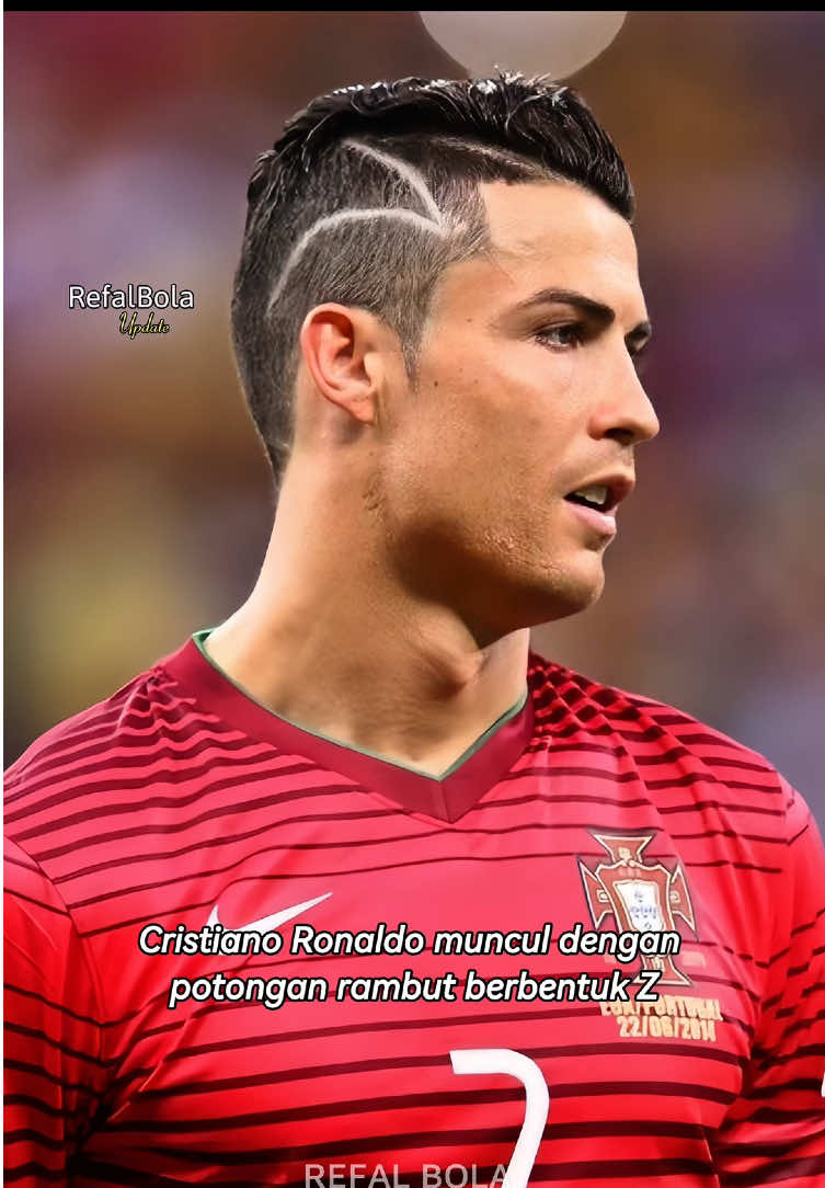Cerita terharu di balik potongan rambut zig zag Cristiano Ronaldo 🥹 #cristianoronaldo #cr7 #beritabola #sepakbola #football 