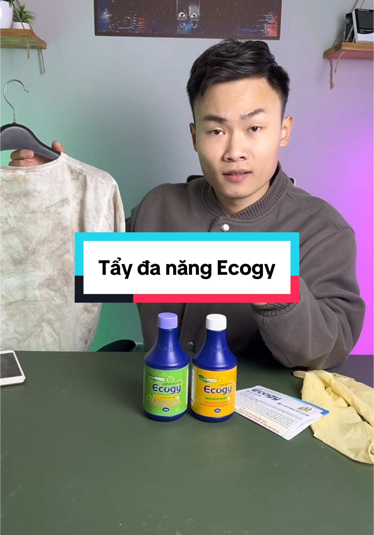 Tẩy đa năng Ecogy #Hoangrealreview #taytrangquanao #taydanangecogy #Review 