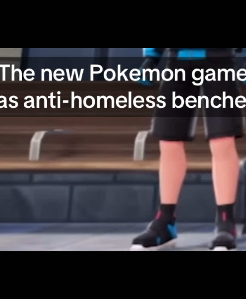 Pokemon Legends: Z-A has anti-homeless benches 💀 😭 🥺 #pokemon #legendsza #antihomeless #benches #letmeknow #fyp 