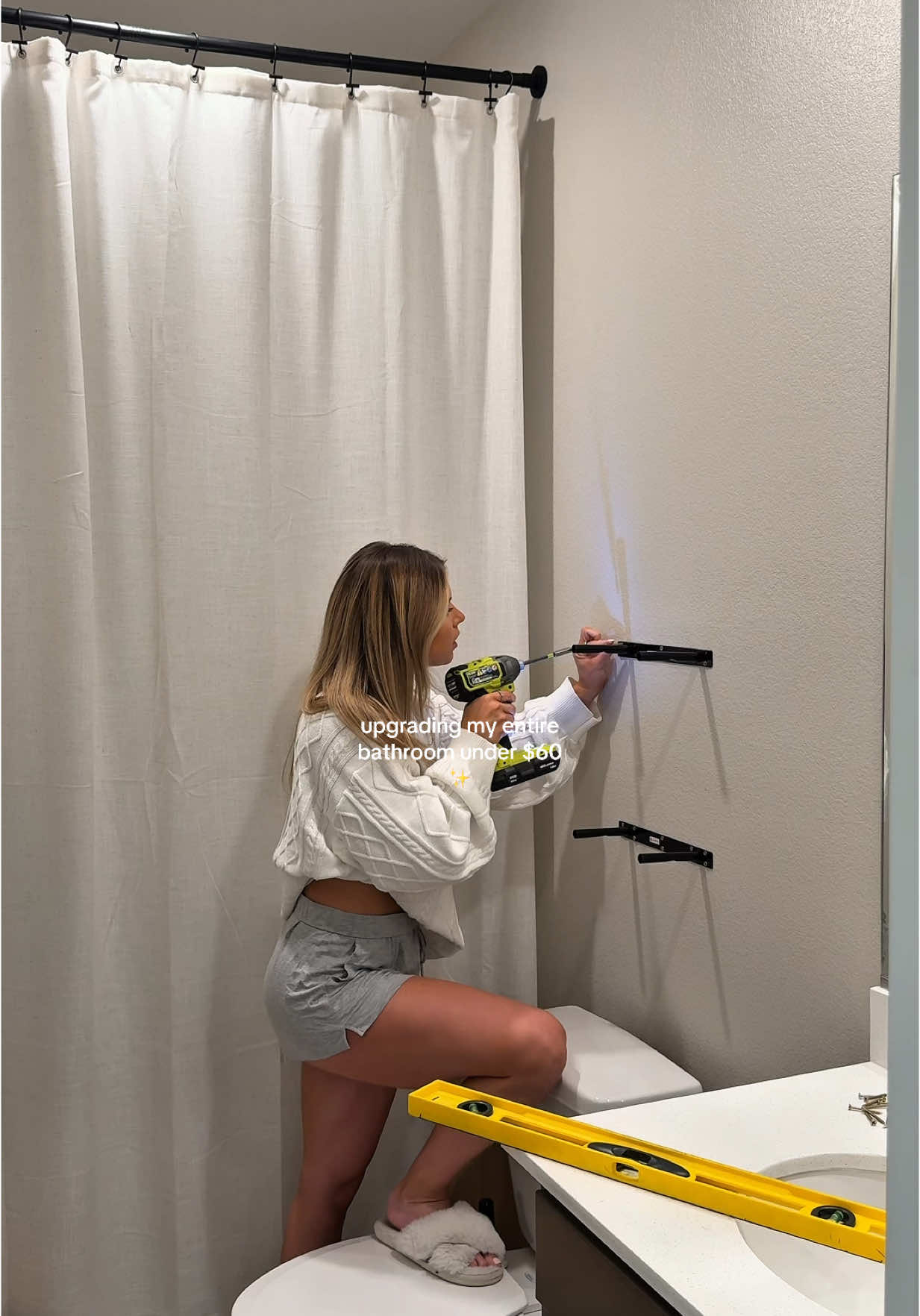 The before & after is crazy 😭 #amazonfinds #amazonmusthaves #bathroom #DIY 