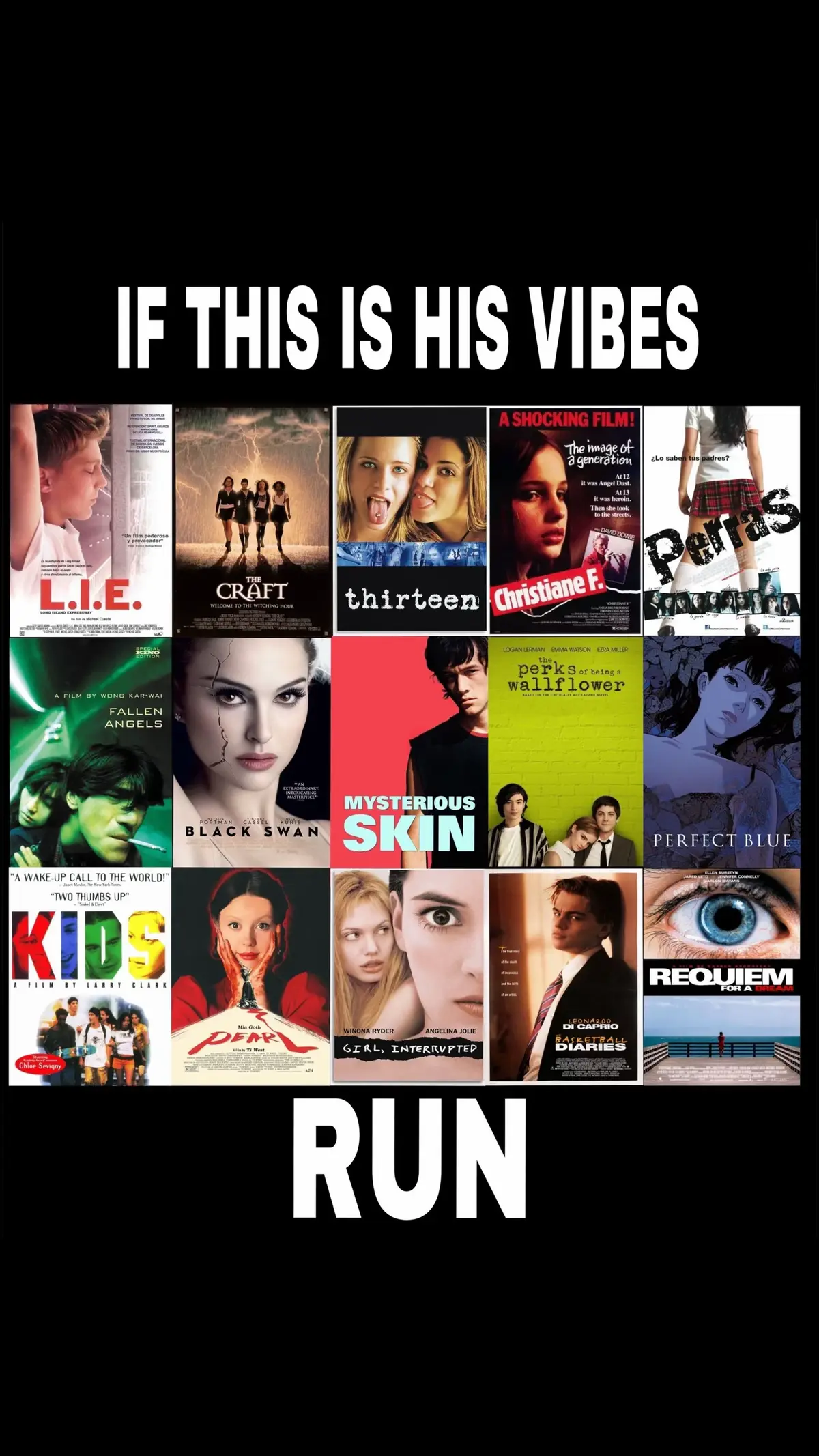 yo core #lie2001 #thecraft #thirteenmovie #christianef #perras2011 #fallenangel #blackswan #mysteriousskin #perksofbeingawallflower #perfectblue #kidsmovie #pearl #girlinterrupted #basketballdiaries #requiemforadream #movie #thrillerpsicologico #thrillerpsychologique #fyp #foryoupage 