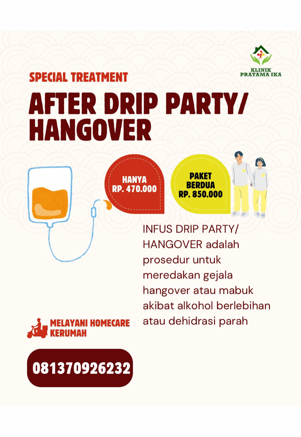 Infus detoks meredakan gejala hangover atau mabuk akibat alkohol berlebih atau dehidrasi parah. Konsultasi langsung ke kitaa. Ada di profil dan di bio ya  #infushomecaremedan #infushangovermedan #infushomeservice #infushomeservicemedan #infushomecare #dripparty #infusdripparty #klinikmedan #fyp 