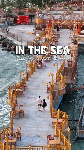 Vũng Tàu, In The Sea, quán cafe có chiếc view đỉnh nóc kịch trần ☕️🌊🌊✨ #checkinvungtau #checkinvungtau72 #checkin #vungtau #foryoupage #dulichvietnam ##bariavungtau##fypシ