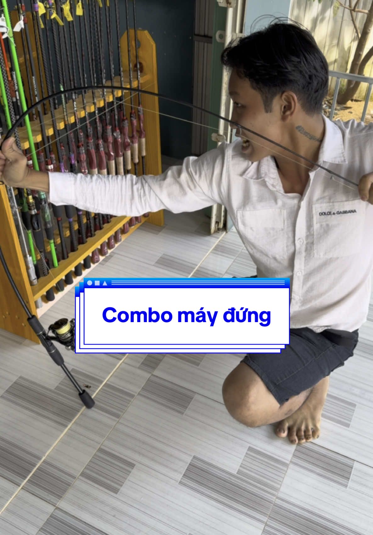 Combo máy đứng #combomaydung #combocancaumay #caulure #caucagiaitri #khafishing 