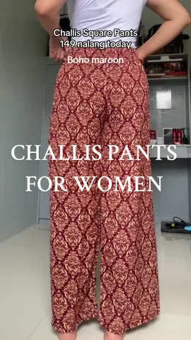 CHALLIS PANTS DISCLAIMER: PRICE MAY VARY AFTER PROMO ENDS  #challisprinted #challispants #challispantsforwomen #challispambahay #squarepants #squarepantsforwomen #bohemianpants 