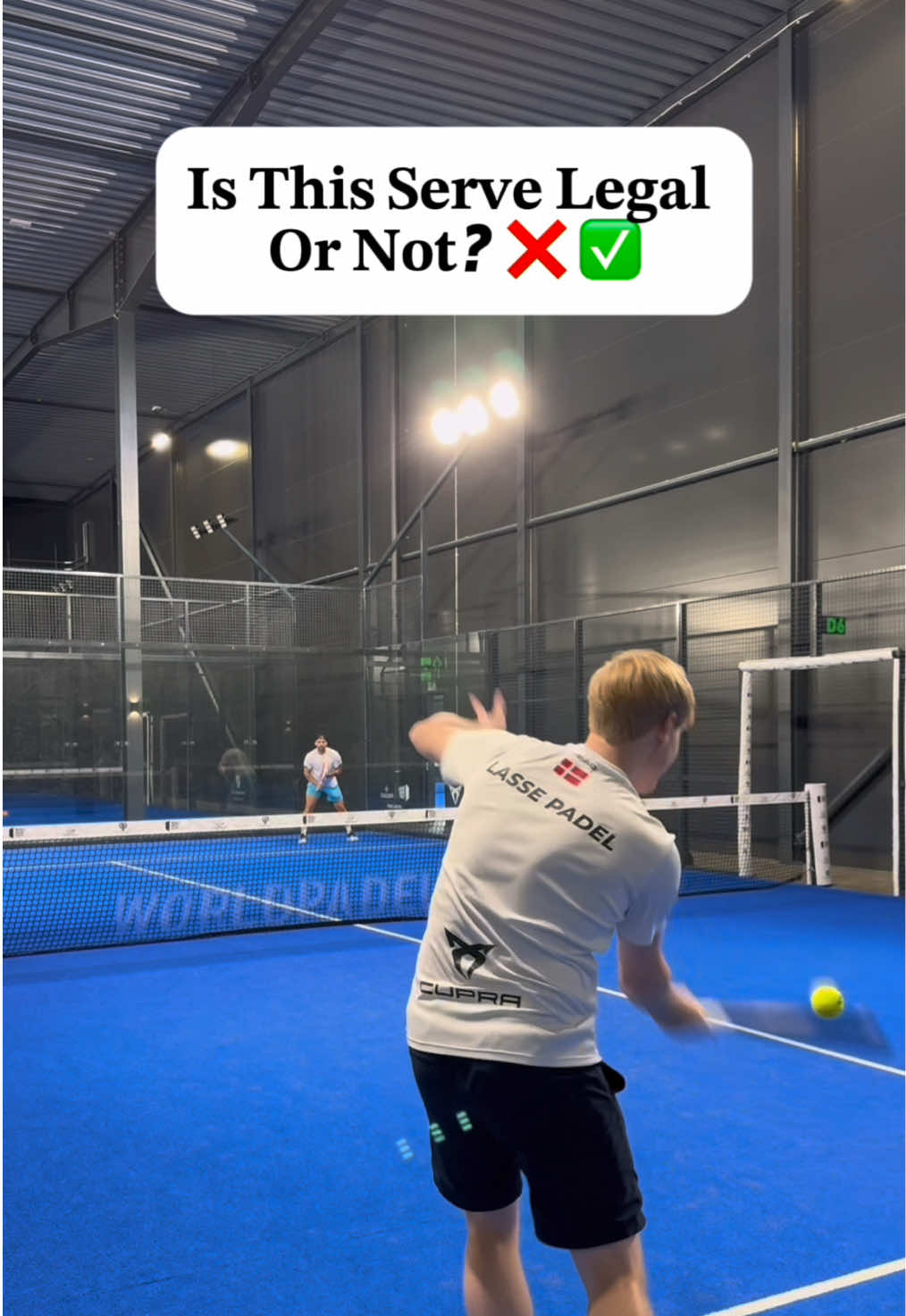 𝐈𝐬 𝐓𝐡𝐢𝐬 𝐒𝐞𝐫𝐯𝐞 𝐋𝐞𝐠𝐚𝐥 𝐎𝐫 𝐍𝐨𝐭? ❌✅ @Frederik Sangill  #Padel #PadelTikTok #PadelFever #ViralPadel #PadelMagic #PadelTricks #padelfun 