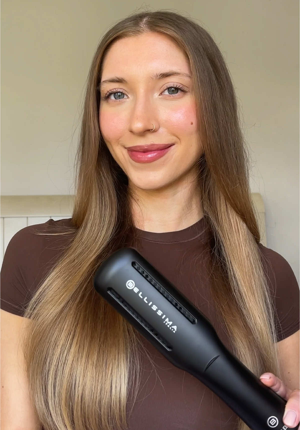 sleek n shiny hair in 10 minutes with the new Airsleek ♡ @Bellissima UK #youarebellissima #grwm #hairshine #hairwashday 