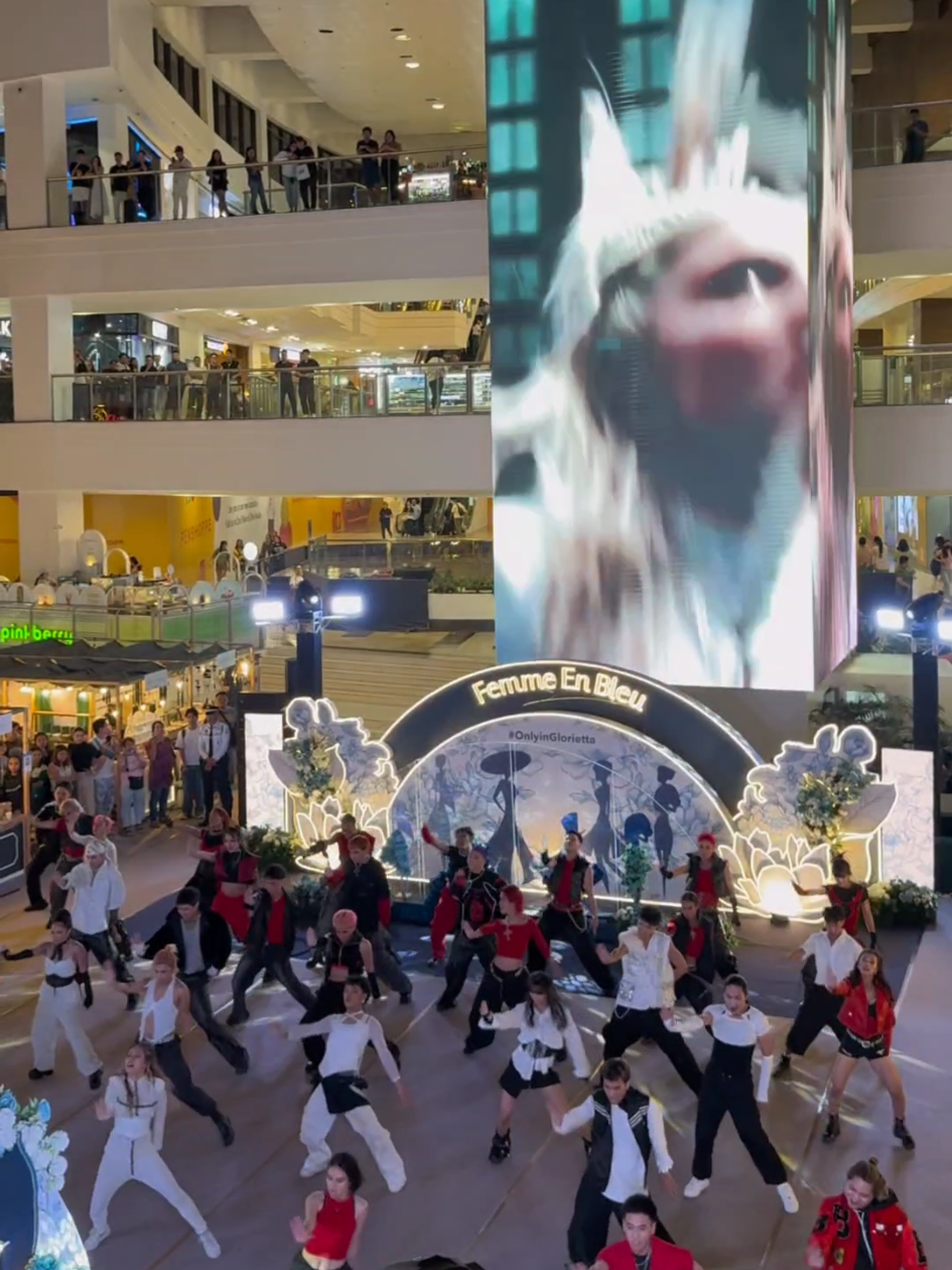 STILL CAN'T GET OVER IT! 🔥🔥 Here's a sneak peek from different angles of yesterday's @ladygaga  's  'Abracadabra' surprise flash mob held at the Glorietta Activity Center! 🖤 Watch out for the full video COMING SOON!✨️👀🖤 And Tonight, we are hosting the official Philippine listening party for Lady Gaga's album MAYHEM!🔥⚔️ Don't forget to  add it and listen to your favorite 🎶 music platforms 🖤 #LadyGaga #MAYHEM #Abracadabra #NewAlbum #FlashMob #Dance #Performance