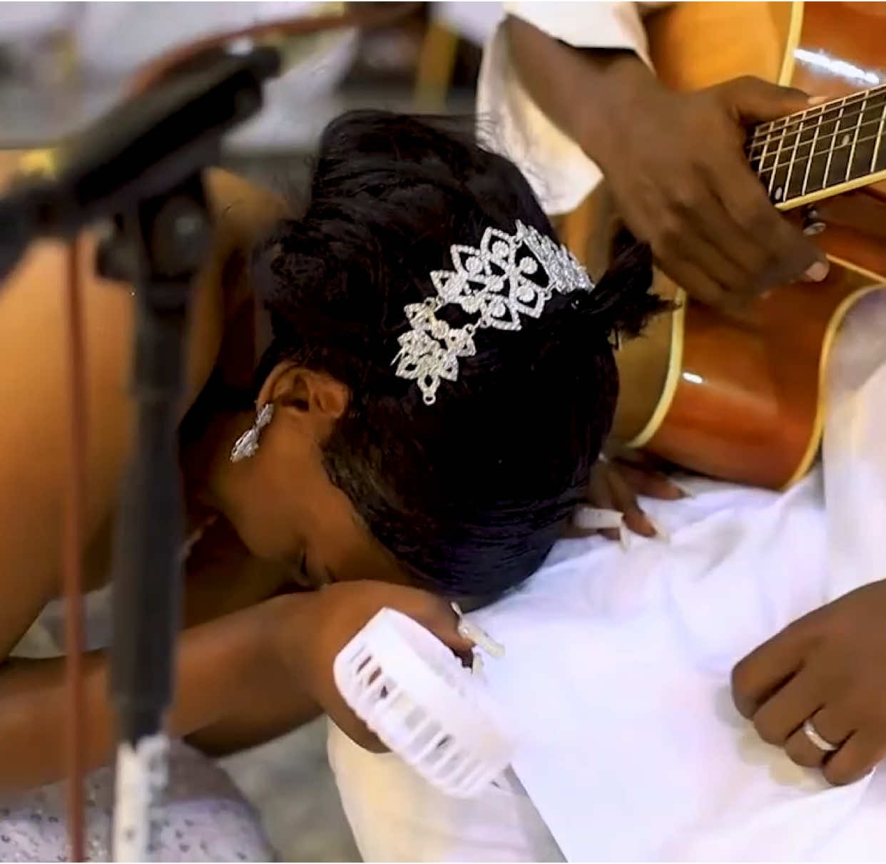 Bride Crying In a wedding 