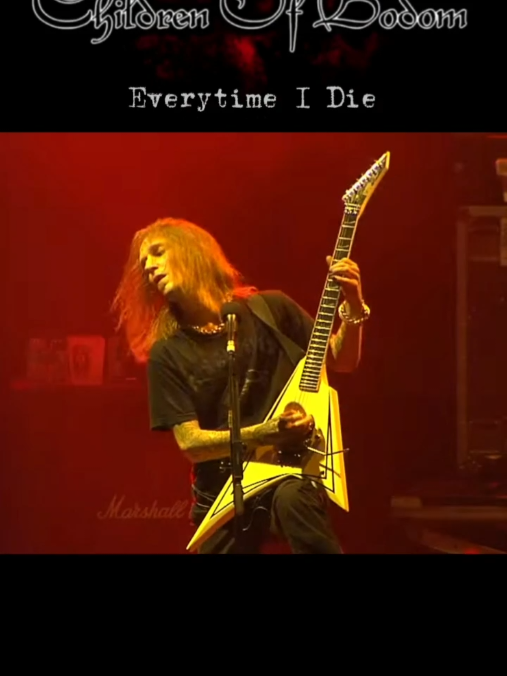 Children of Bodom - Everytime I Die (Live as Resurrection Fest 2015 - Viveiro, Spain) . . . . . #childrenofbodom #cobhc #alexilaiho #metal #everytimeidie #melodicmetal #guitar #guitarrist #ripalexilaiho #rip 