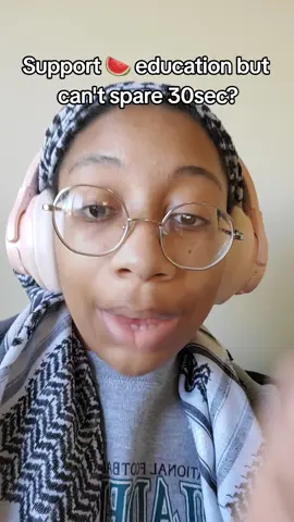 four lesson plans I use on lazy teaching days! - @Mohammed AL ABSI  - accessibility: I'm a young black woman wearing glasses and a keffiyeh against a cream-colored wall. The text at 0 seconds says 