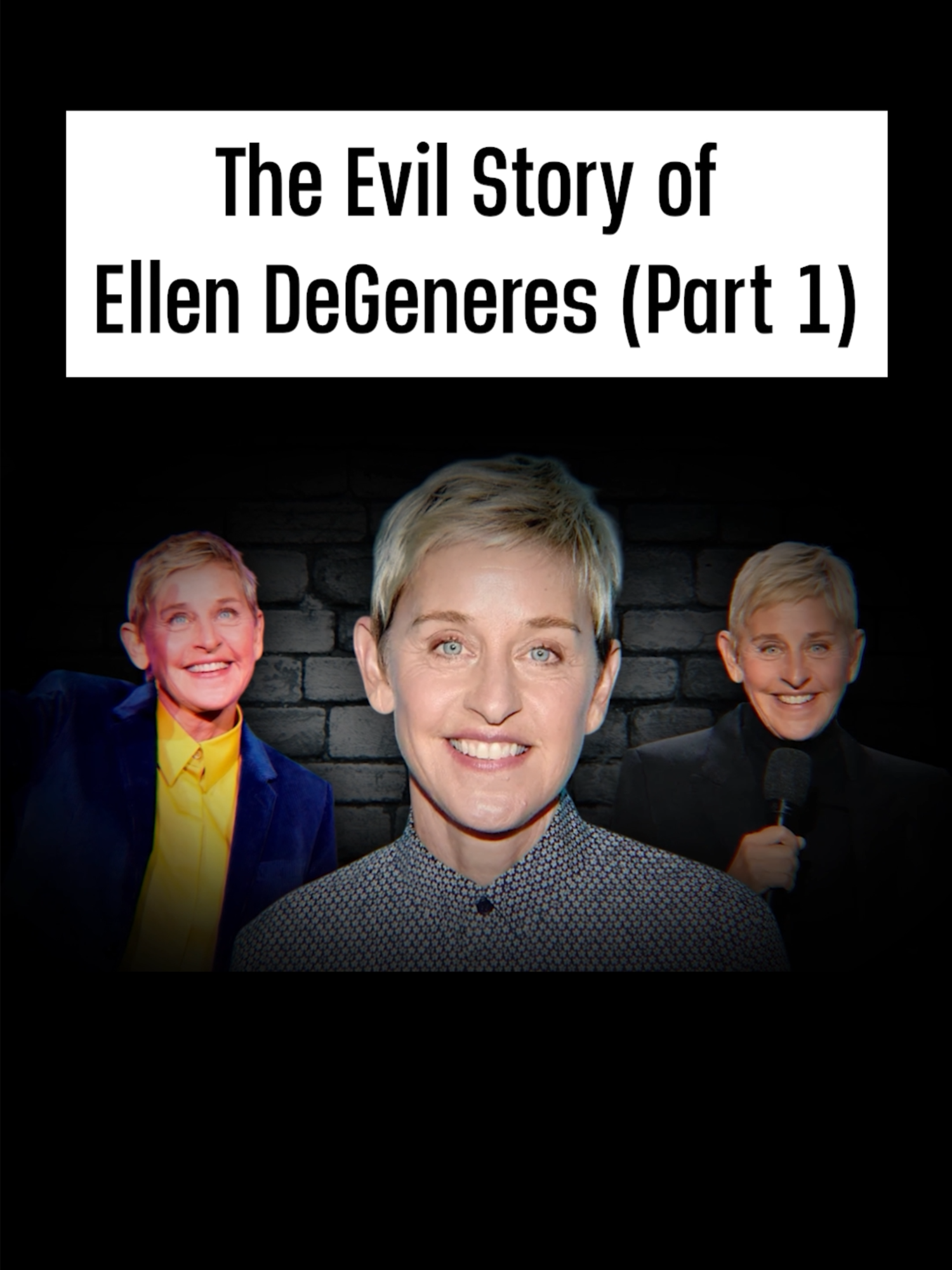The Evil Story of Ellen DeGeneres (Part 1) #Ellen #EllenDeGeneres #TheEllenShow 