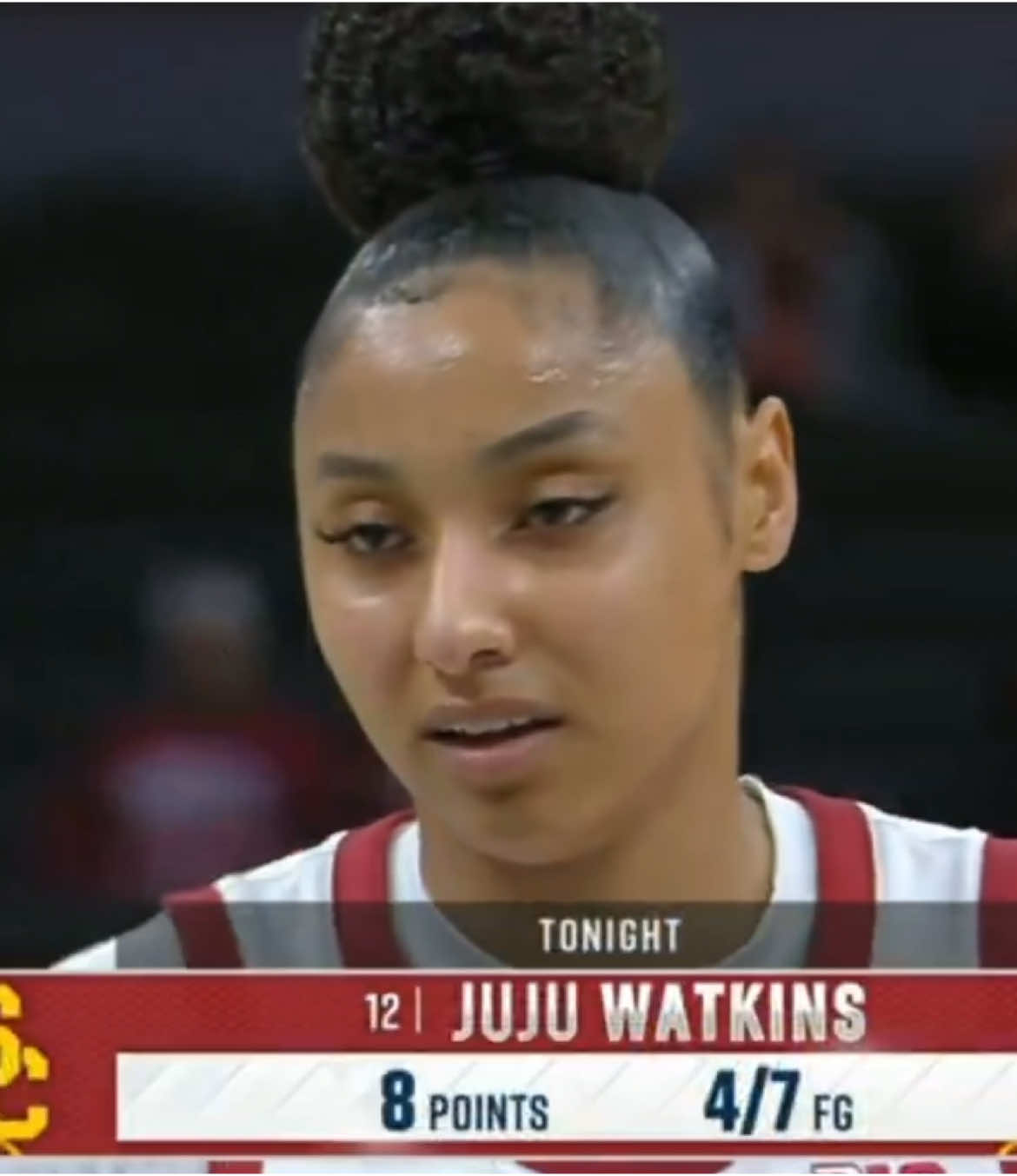 31 points (53%), 10 rebounds, and 3 steals to advance to the B1G tournament semi-finals 🔥 #womensbasketball #jujuwatkins #WNBA @balapattyszn 