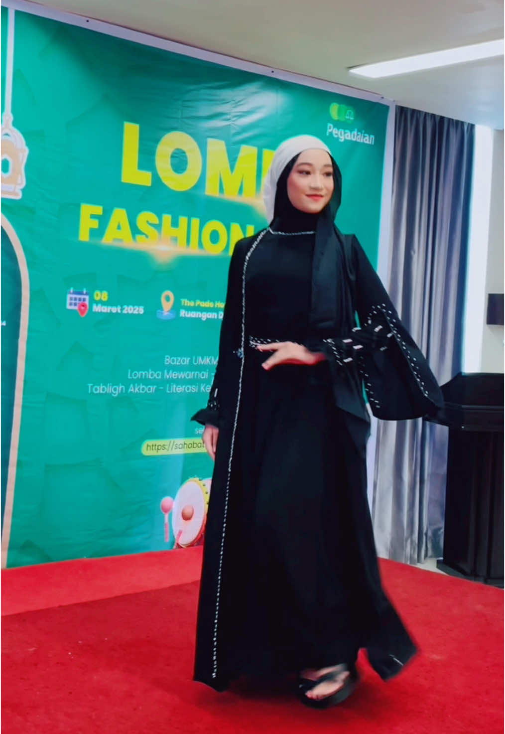 FASHION SHOW FESTIVAL RAMADHAN PEGADAIAN 2025#pegadinhasengraçadas #acehtiktokerscomunity #acemodelcomummunity #modelaceh #aceh #gadismuslimah #gadisaceh #fyp #viral@Cut Echy🌹 @Teuku Pasha 