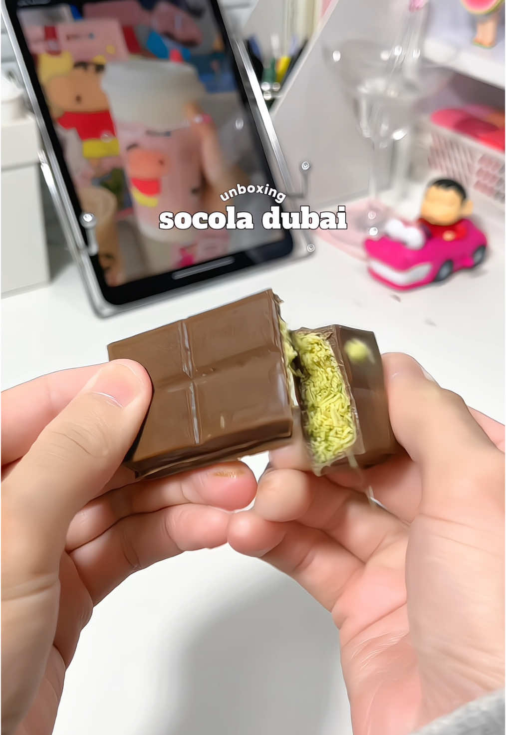 socola dubai ăn riết bị ghiền lun , ngon sĩu 😋✨#anvat #socoladubai #ancungtiktok #viral #socola #unboxing #nghile2009 #reviewdoan #muataitiktok #xh 