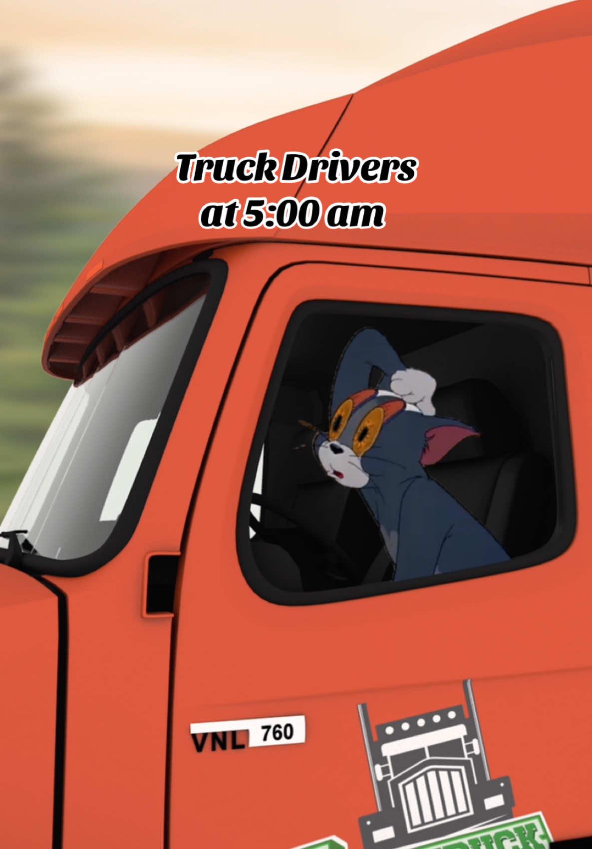 🚚😴 Especially after an overnight drive🚨 My fellow truckers, stay safe out there and take a rest when needed 👌 …. #theangrytruck #truck #trucks #truckher #trucklife #truckdriver #semitruck #dieseltruck #car #driver #highway #road #roadlife #3d #3danimation #trucking