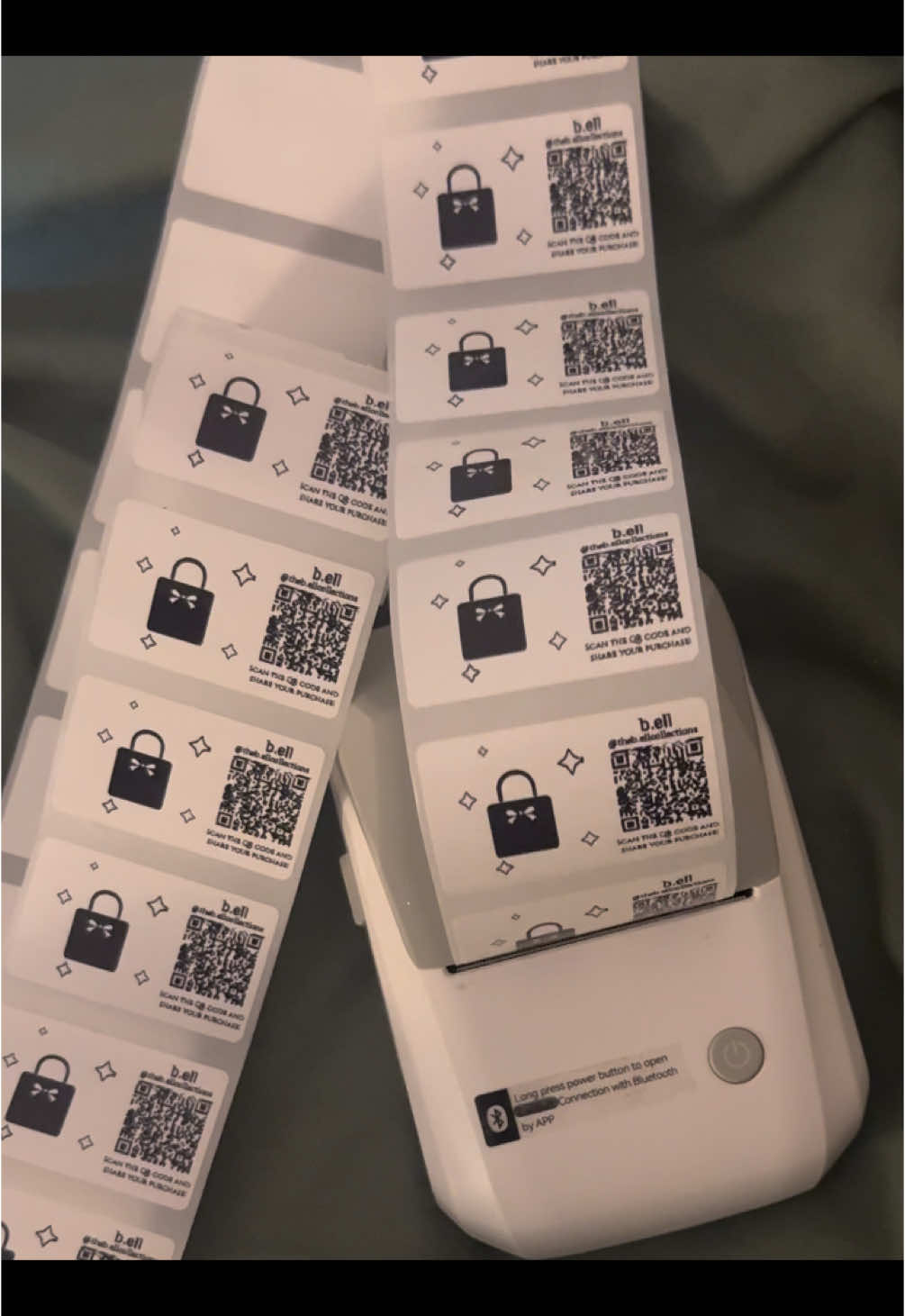 PART 1 📂 - Niimbot Thermal Label Sticker Paper must have! inkless printer stciker 💗 #fyp #foryou #sticker #niimbot  #inkless #musthave #business #smallhusinessowner #SmallBusiness #viral 