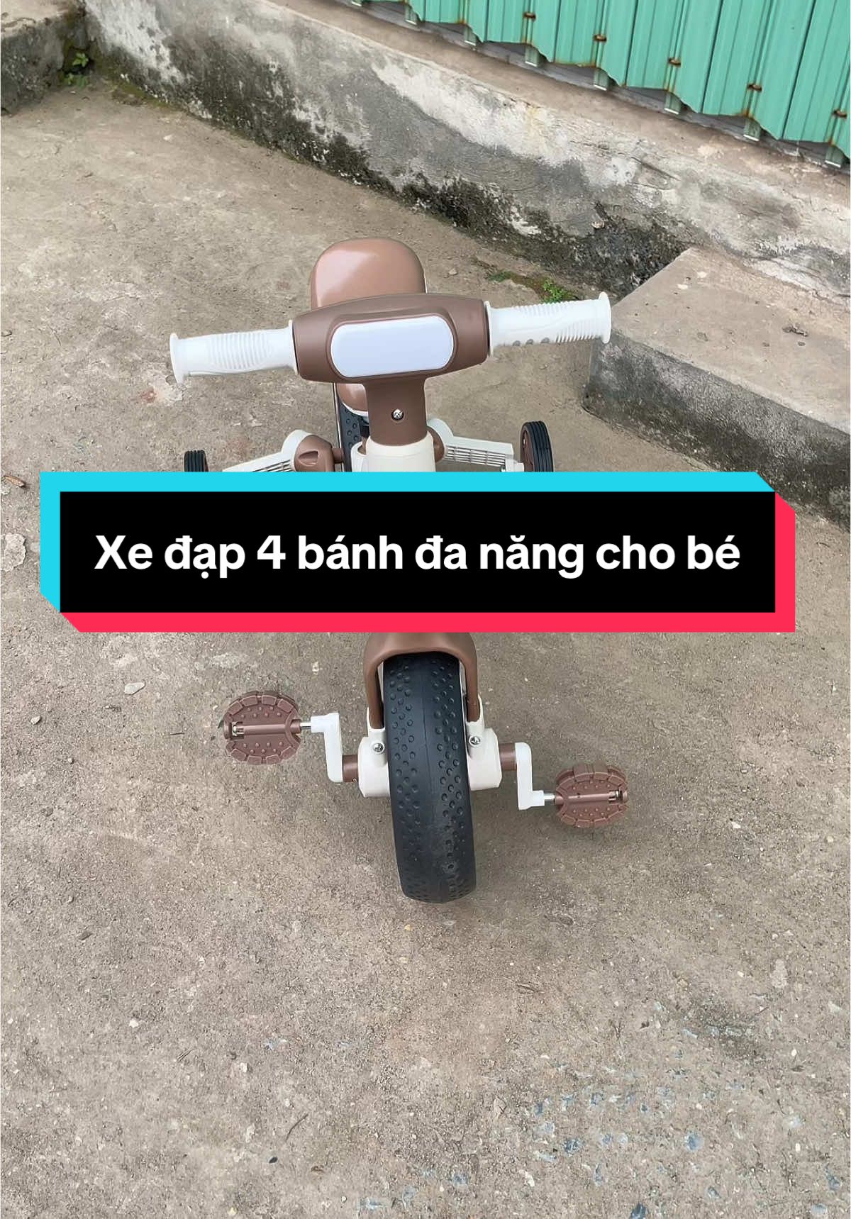 Xe đạp 4 bánh đa năng 3in1 cho bé, xe có nhạc và đèn led. #xedapdanang #xedap4banh #xedap3in1choichanchobe #xuhuong 