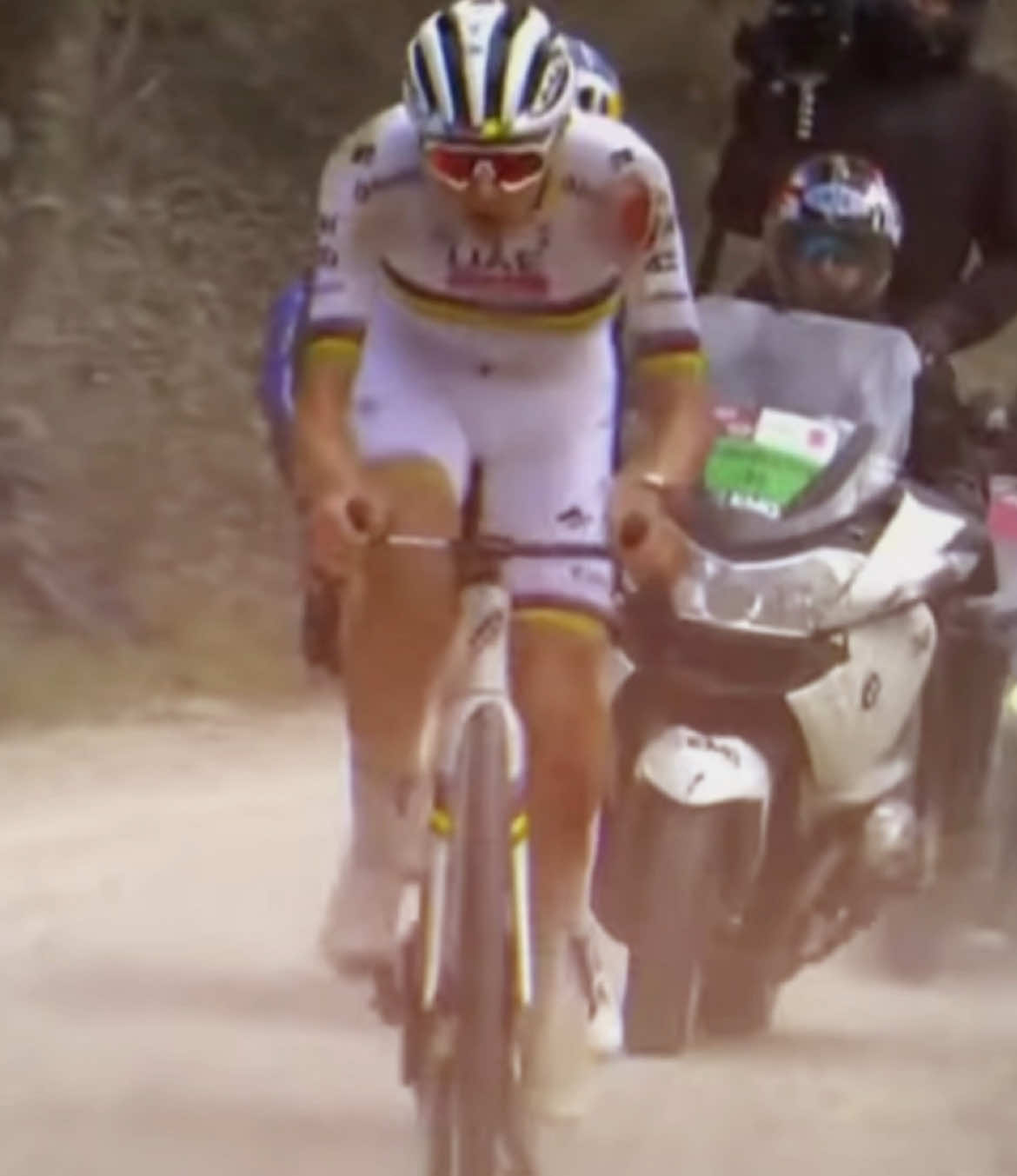 3x Strade Bianche 😤🔥#Blurrr #CapCut #pogacar #pasion #tadejpogacar #stradebianche 