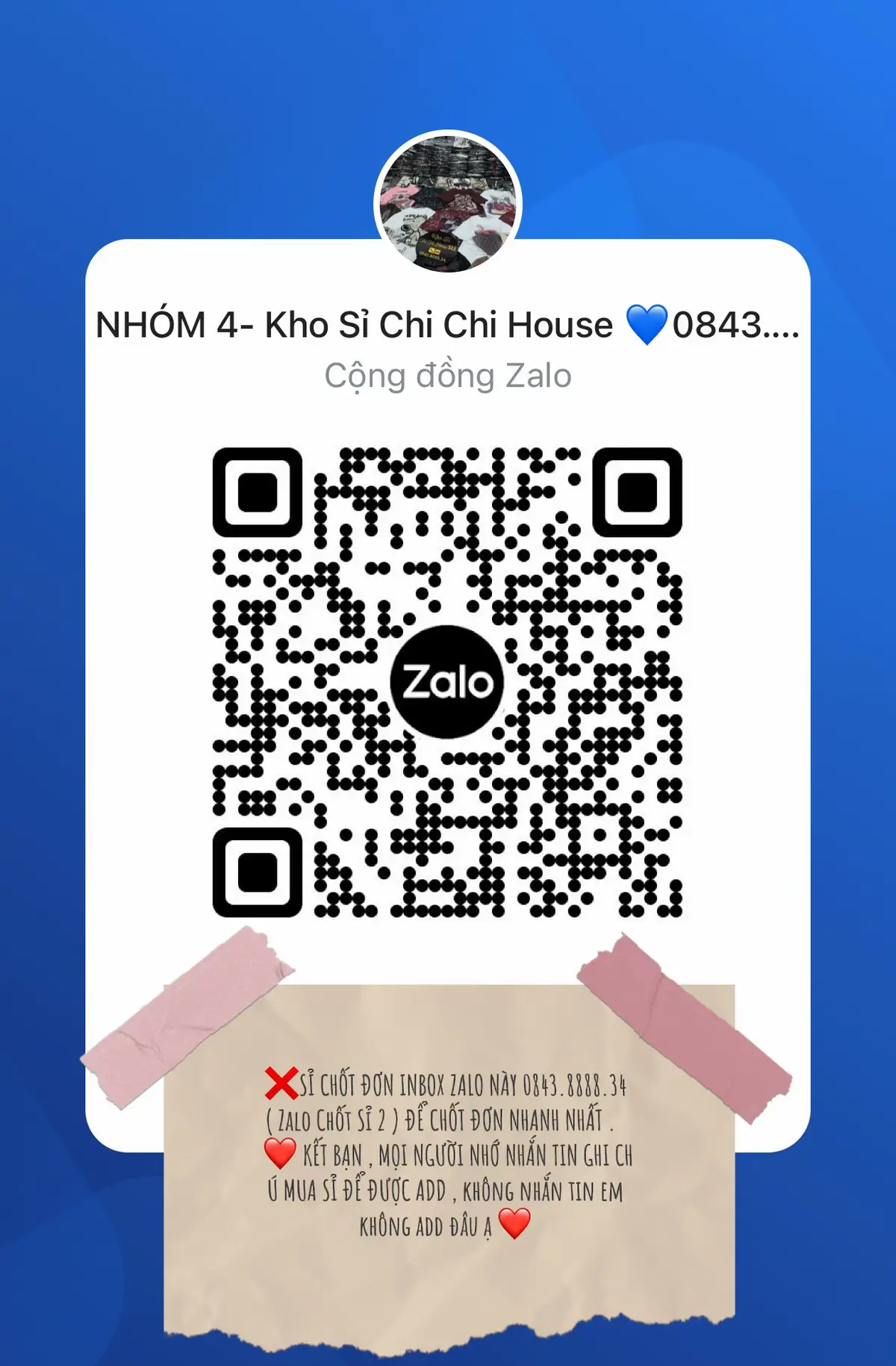 ❌S.Ỉ CH.ỐT Đ.ƠN IN.BOX ZA.LO NÀ.Y 0843🩷8888🩷34 ( Za.lo Ch.ốt S.ỉ 2 ) ĐỂ CH.ỐT ĐƠ.N NHANH NHẤT .   ❤️ KẾT BẠN , MỌI NGƯỜI NHỚ NHẮ.N T.IN GHI CHÚ M.UA S.Ỉ ĐỂ ĐƯ.ỢC AD.D , không nhắ.n ti.n em không a.dd đâu ạ ❤️ 