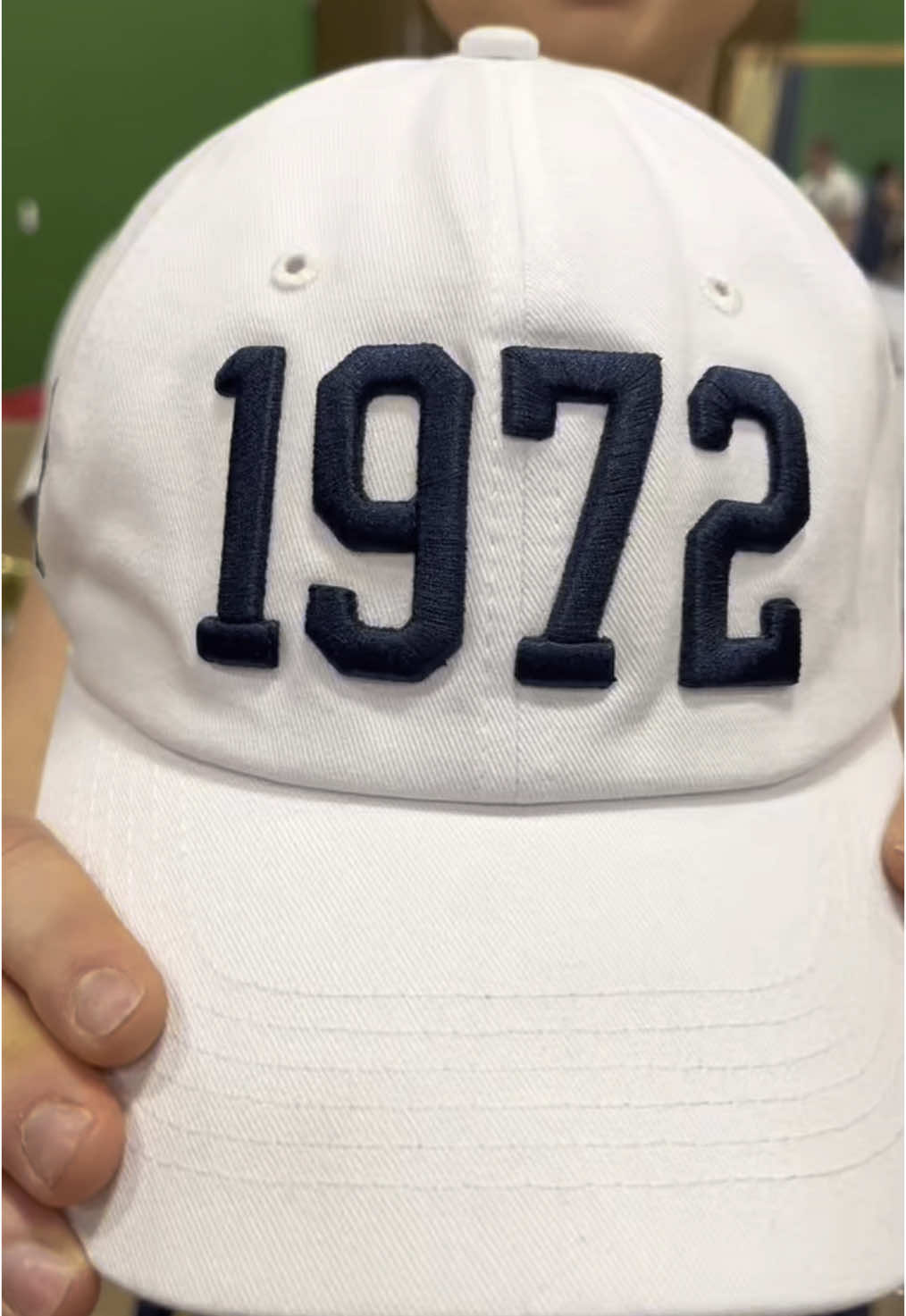 Rocking the 1972 hat this #internationalwomensday !!! 💛💛💛 #NotreDame #GoIrish #HerStory 