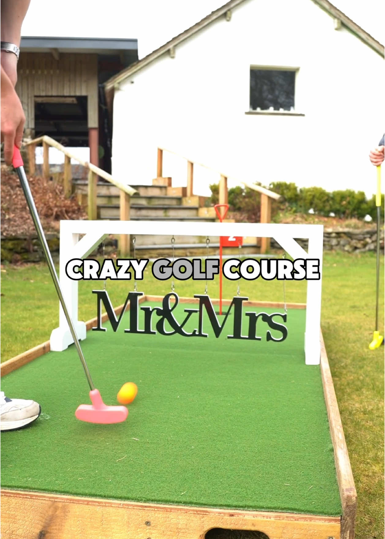 Introducing the newest addition to Michael Coates Activities, our mobile crazy golf course!⛳️ This is a great addition to keep your guests entertained at your wedding or next gathering!🎉 To find out more either DM us or email info@michael-coates.co.uk 🙌 #fyp #foryoupage #crazygolf #minigolf #weddingactivities #wedding #partygames 