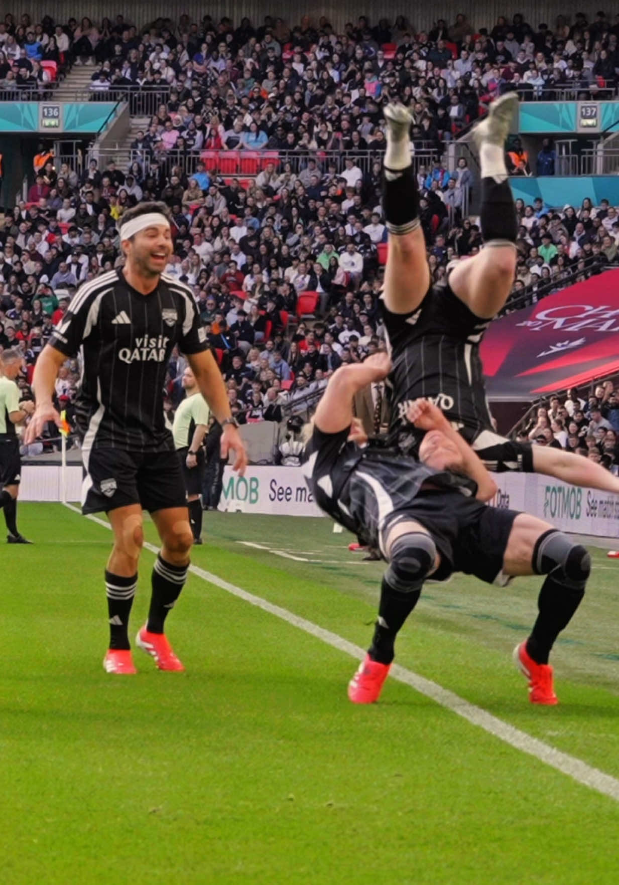 The first Suplex in Wembley Stadium @Joe Weller 