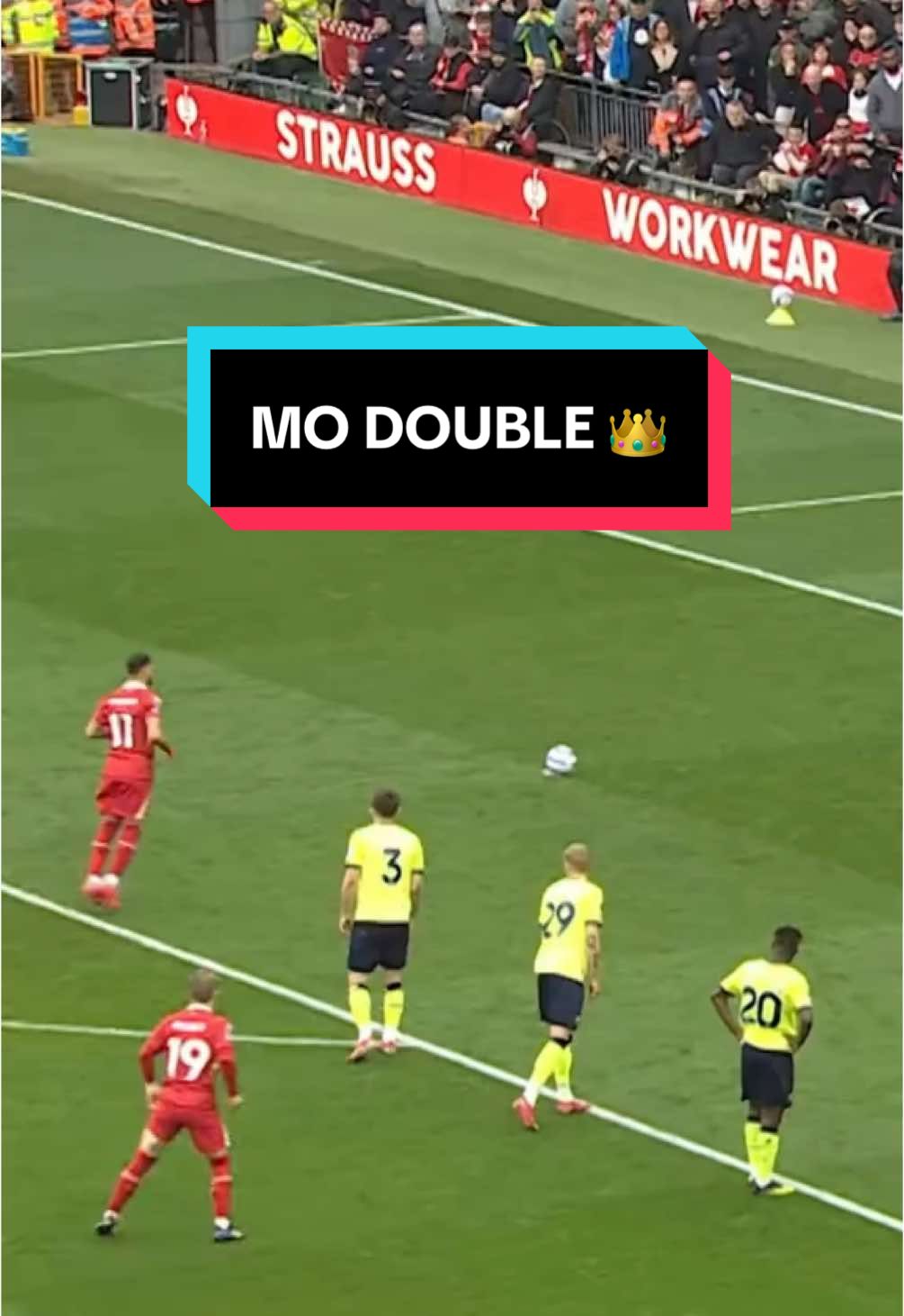 Mo Salah at the double 👑 #LFC #Liverpool #PremierLeague