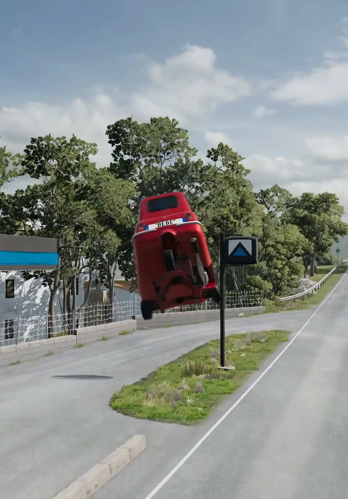 Ma sœur fait n’importe quoi… 😭 #beamng #beamngdrive 