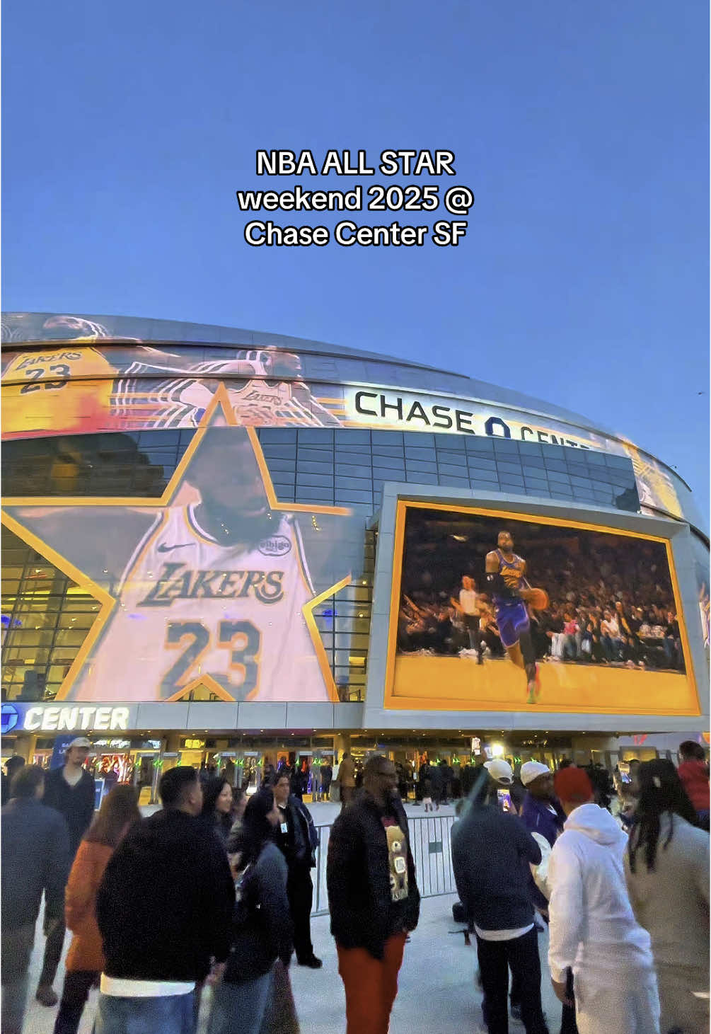 Watch the 2025 NBA All Star events at Chase Center SF with me #NBA #allstar #allstarweekend #sf #sanfrancisco #chasecenter 