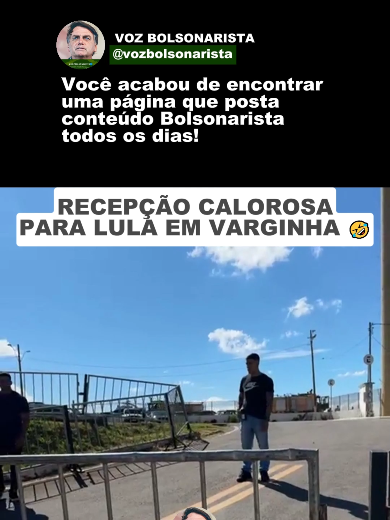 Muita gente! 🤣  #bolsonaro #lula #varginha #direita