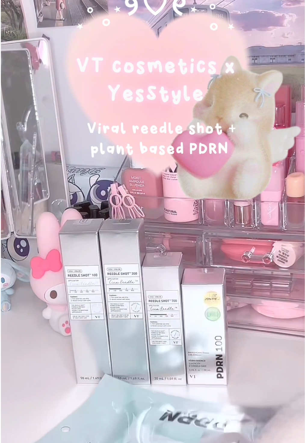 Your sign to include the viral @VTcosmetics_official reedle shots in your routine 🌷available on @YesStyle tysm @YesStyleInfluencers @VT Cosmetics US #yesstyle #kbeauty #vtcosmetics #creatorsearchinsights 