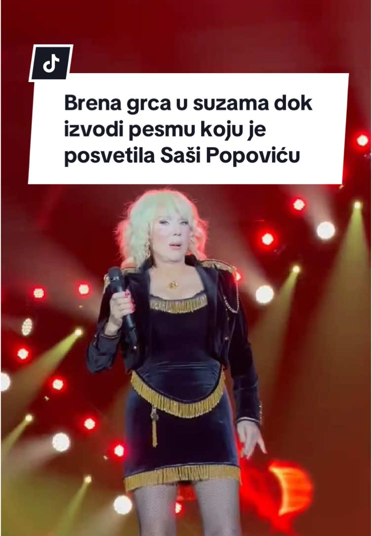 Brena grca u suzama dok izvodi pesmu koju je posvetila Saši Popoviću  #ali #alodnevnenovine #lepabrena #sasapopovic #fypシ゚ #fypシ゚viral #goviral #foryoupage #fyp 